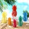 6 Pcs Summer Pineapple Table Decorations Pineapple Centerpiece Wooden Hawaii Luau Party Decorations Pineapple Tabletop Decor 3D Summer Table Sign for Luau Tropical Party Favors, 6 Styles
